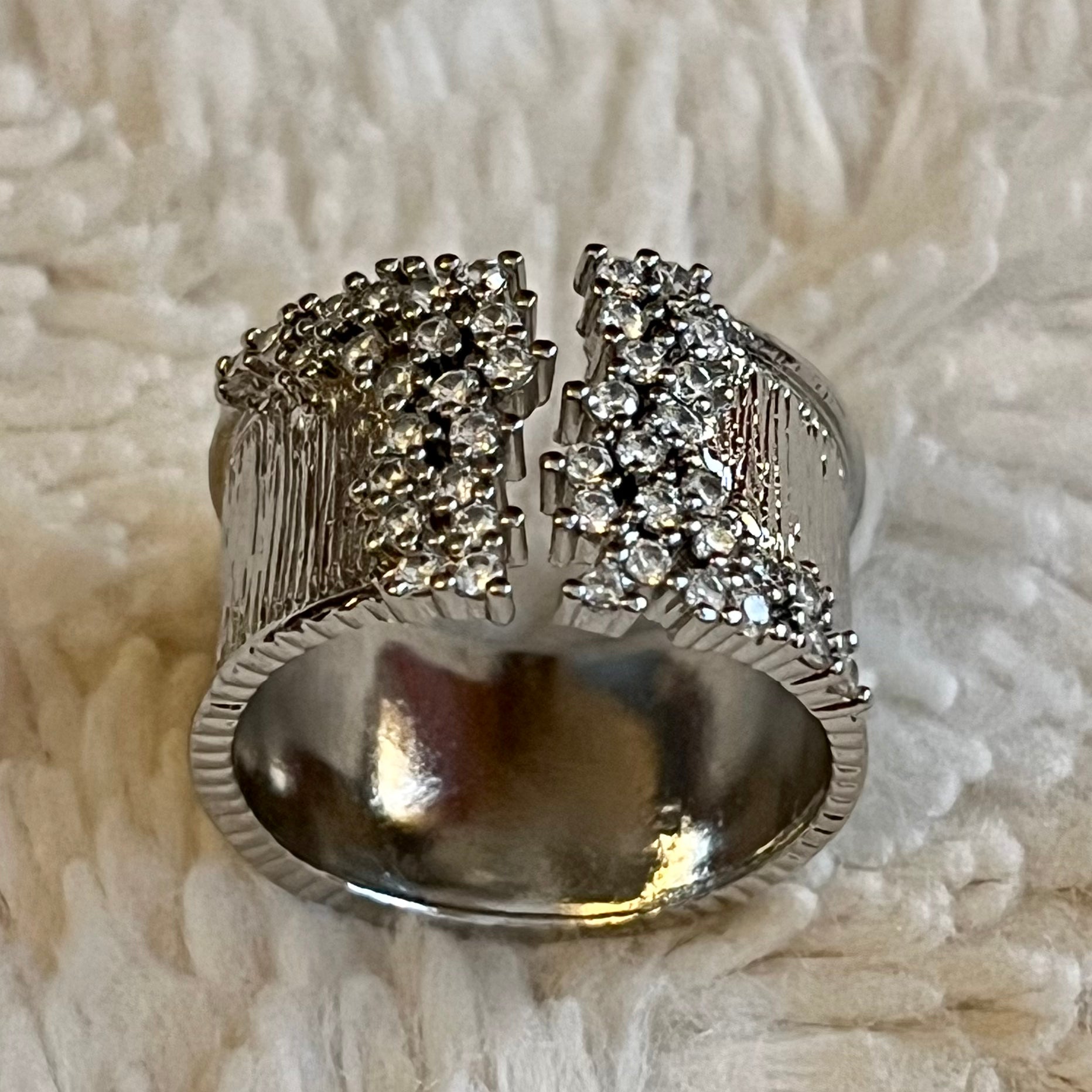 Vintergatan ring silver