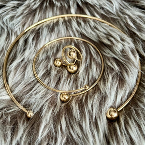 Orbit halsband guld