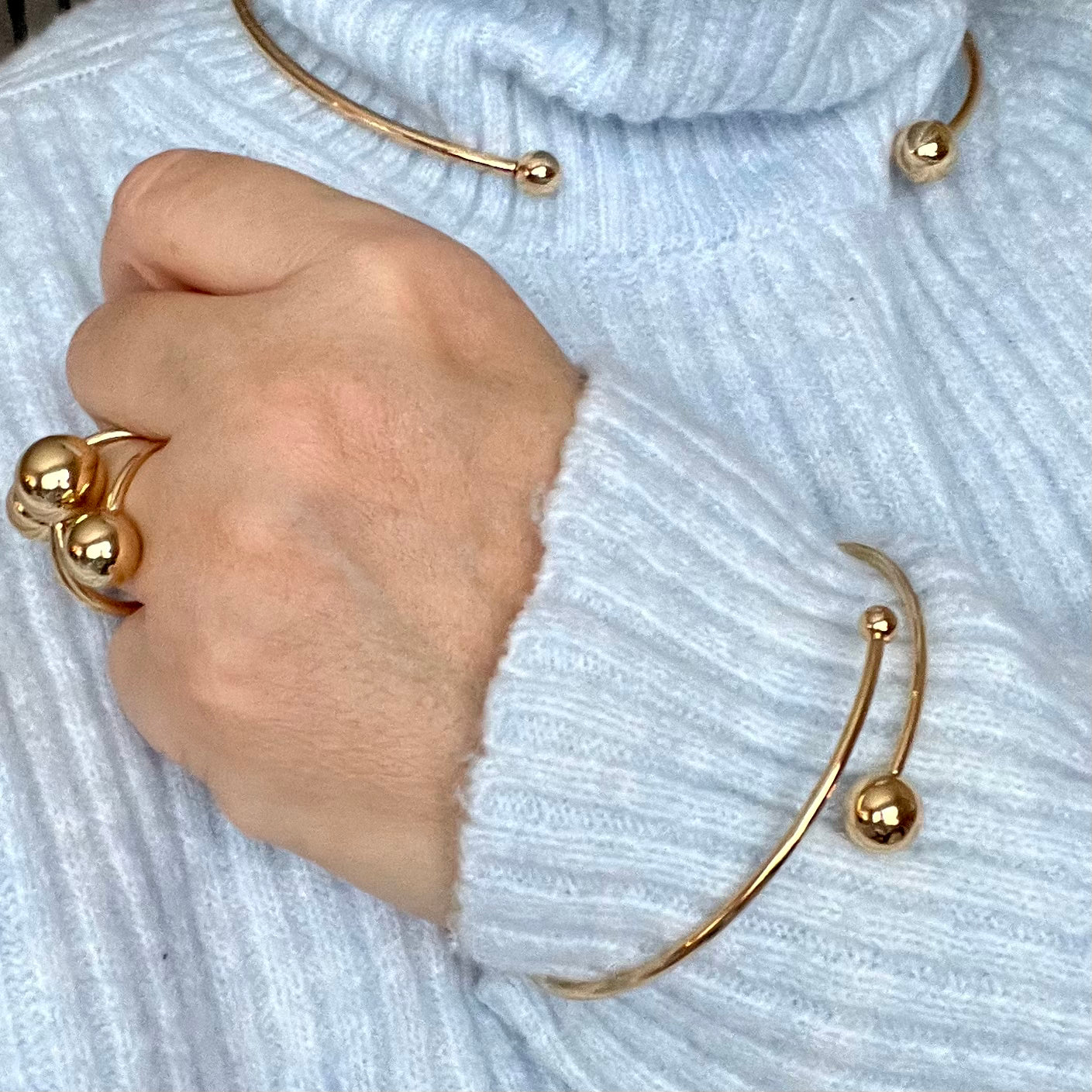 Orbit halsband guld