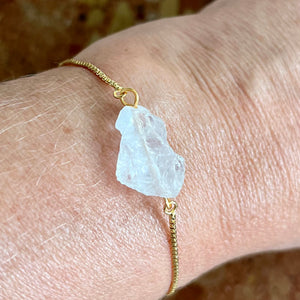 Mono midi bracelet snow quartz